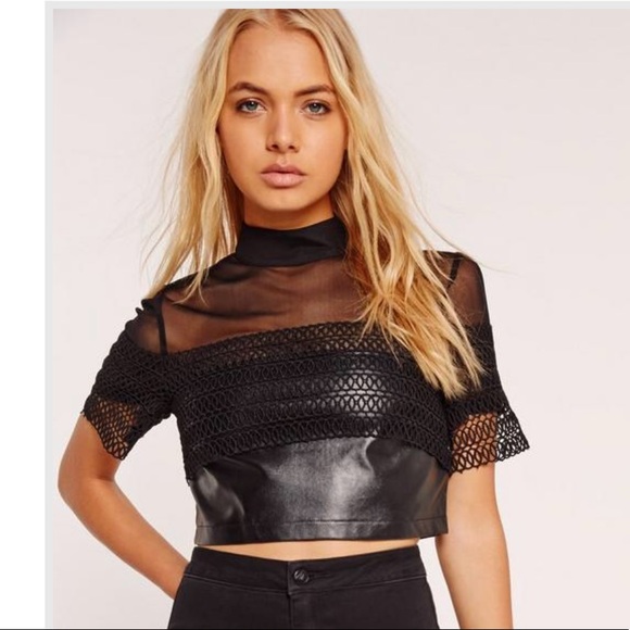 missguided sheer top